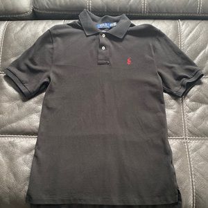 Boys Ralph Lauren Black Polo Shirt